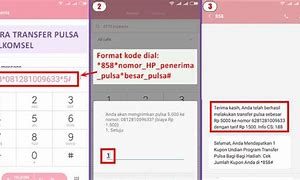 Cara Transfer Pulsa Dari Telkomsel Ke Tri 3